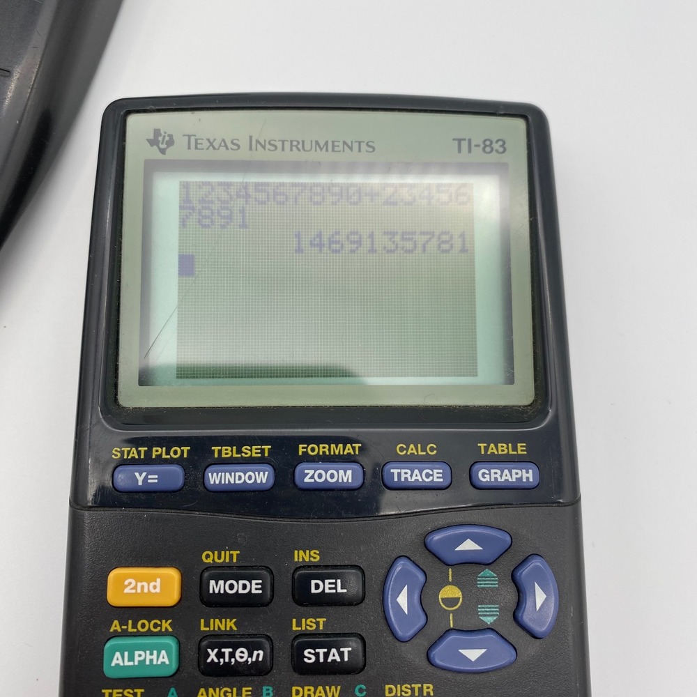 Texas Instruments TI-83 Graphing Calculator Student Math Science SAT ACT (Read) - Picture 2 of 6